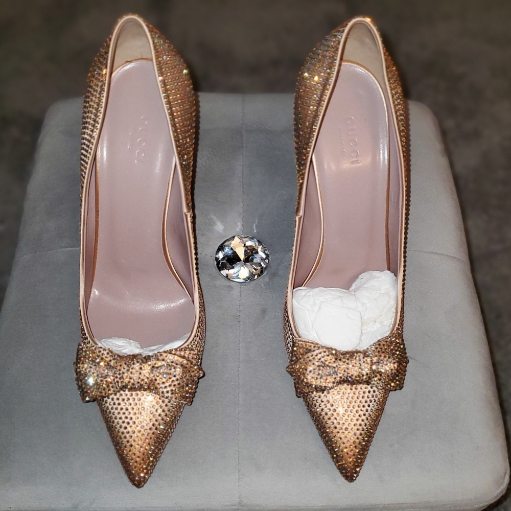 *Rare* Gucci Stiletto Glitter Heels